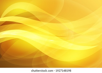 Abstract background with gold waves and lines for website backdrop. Swirl yellow pattern, golden gradient wave vector illustration