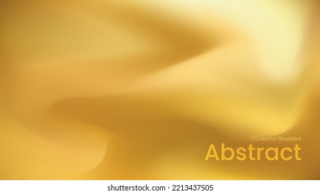 Abstract background with golden blurred gradients