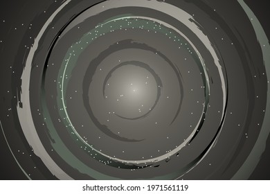 Abstract background of golden brown technology galaxy vector illustration