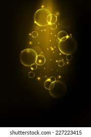 Abstract Background  Golden christmas vector Illustration