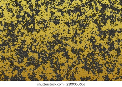 Abstract background with golden and matte black texture. Luxury grunge backdrop with copyspace. Trendy flat vector