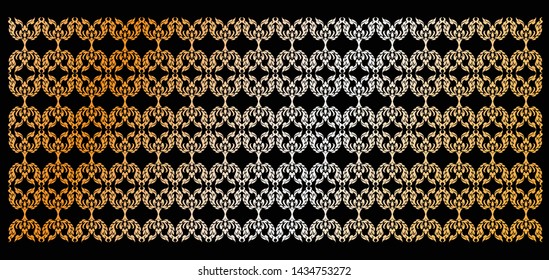 abstract background with golden ornament ,vector illustration