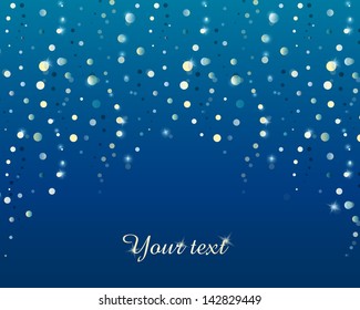 Abstract background with golden stripes of circles. Eps10 vector illustration