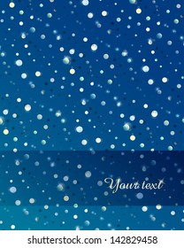 Abstract background with golden stripes of circles. Eps10 vector illustration