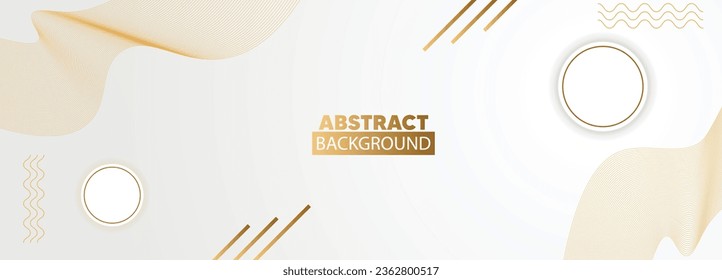 abstract background Golden template banner with gradient color. design for template poster greetings card