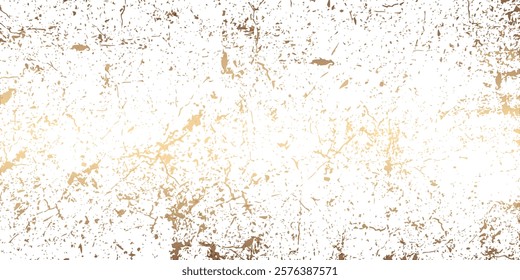 Abstract background golden texture. Gold glitter texture on white background Abstract particles of golden color. EPS Vector illustration