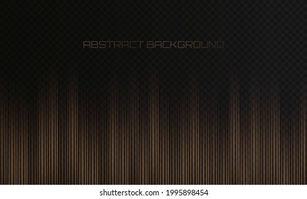 Abstract background from golden vertical lines speed technology background, design concept of digital circuit connection, sound waves, vector illustration