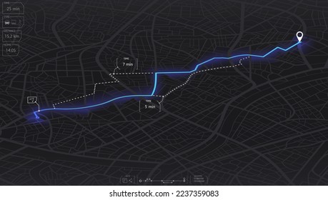 Abstract background. Gps map navigation to own house.View from above the map buildings. Detailed view of city from above. City top view. Decorative graphic tourist map. Quarter residential buildings. 