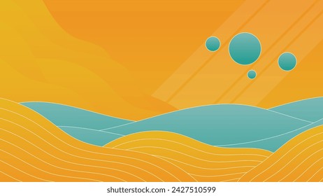 abstract background, gradation flat vector illustration