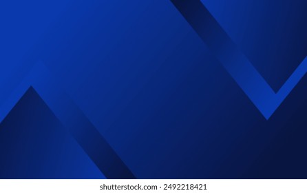 Abstract background with gradations of dark blue and light blue with triangular shapes in the corner.