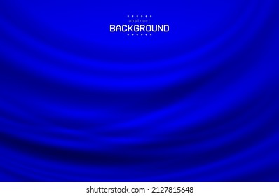 abstract background with gradiant blue and curve can be use for technology product or food product label advertisement website presentation template vector eps.