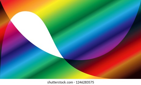 Abstract background gradient of all colors of the rainbow. EPS10
