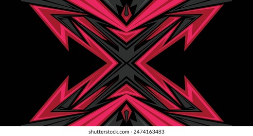 Abstract background with gradient arrow line pattern and with some copy space area