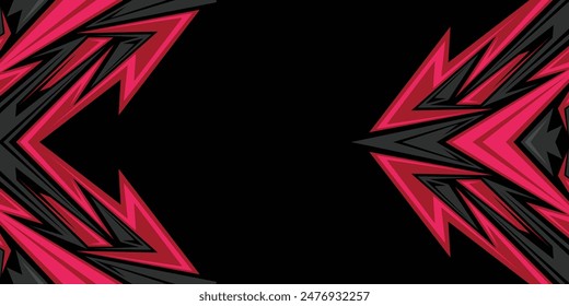 Abstract background with gradient arrow line pattern and with some copy space area