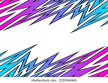 Abstract background with gradient arrow spike pattern and with some copy space area