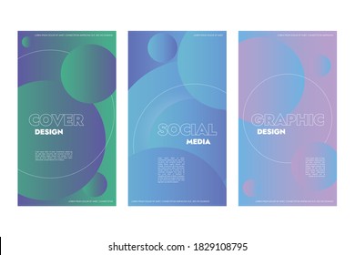 Abstract Background of Gradient Ball with 3D Look for Cover, Banner, Social Media, and other. Vector Illustration.