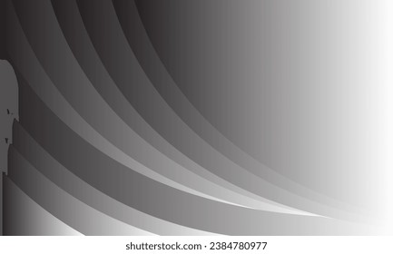 Abstract background gradient blank wavy shapes