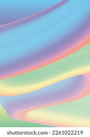 Abstract background with a gradient blend design in pastel rainbow colours