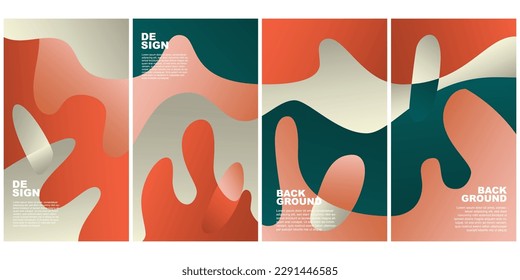 Abstract background gradient blob 3d circle shape motion dynamic