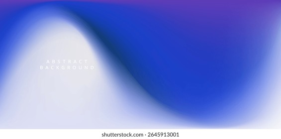 An abstract background with a gradient of blue and navy tones to white and purple in a soft flowing motion. These colors create a sense of coolness, calmness and depth.
