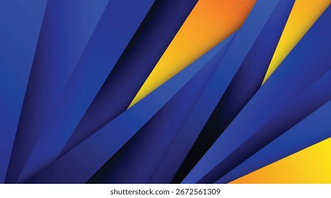 Fondo Abstractas degradado azul y naranja colorido Plantilla de diseño moderno