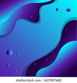 abstract background, gradient blue and purple, geometric shape, vector illustration, eps 10 