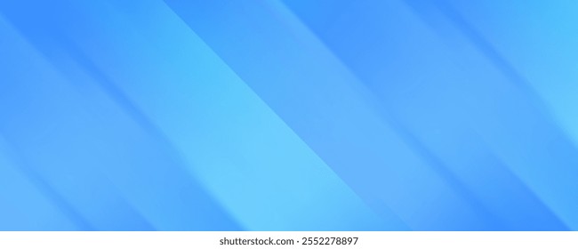 Fondo Abstractas con un gradiente de tonos azules, con rayas diagonales y dos círculos transparentes superpuestos en las rayas. Ilustración vectorial