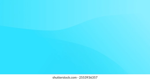 Abstract background with a gradient of blue tones, featuring fluid waves and a sense of depth. Vector illustration