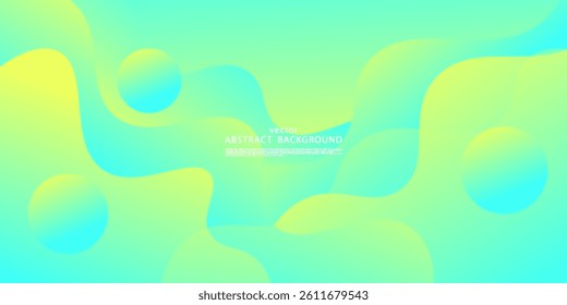Abstract background gradient blue and yellow dynamic shadow on background. Vector background for wallpaper, banner. eps 10