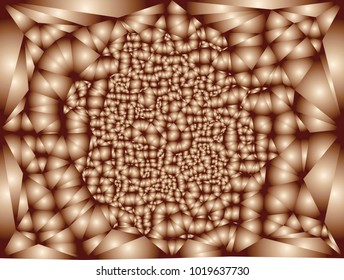 Abstract background with gradient circles, bubbles. Beautiful background with particles. Vector clip art.