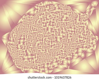 Abstract background with gradient circles, bubbles. Beautiful background with particles. Vector clip art.