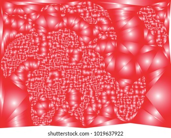 Abstract background with gradient circles, bubbles. Beautiful background with particles. Vector clip art.