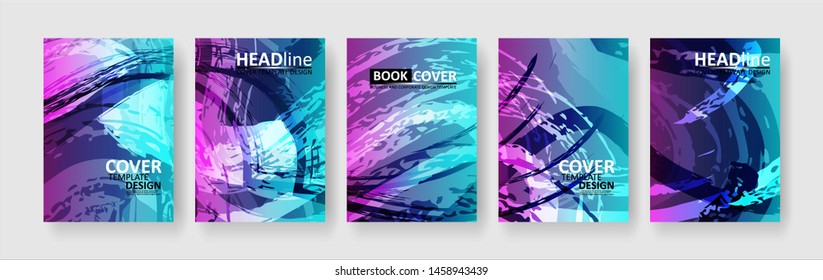 abstract background with gradient color. Applicable for design cover, presentation, invitation, flyer, annual report, poster and business card, desing packaging - Vector