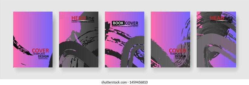 abstract background with gradient color. Applicable for design cover, presentation, invitation, flyer, annual report, poster and business card, desing packaging - Vector