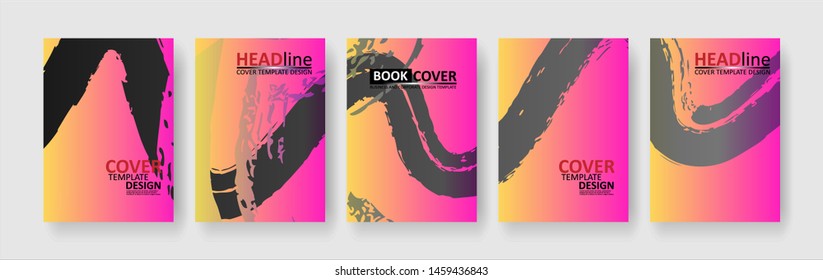 abstract background with gradient color. Applicable for design cover, presentation, invitation, flyer, annual report, poster and business card, desing packaging - Vector