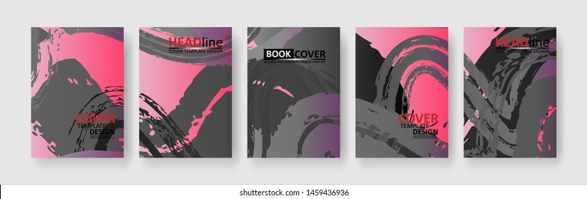 abstract background with gradient color. Applicable for design cover, presentation, invitation, flyer, annual report, poster and business card, desing packaging - Vector