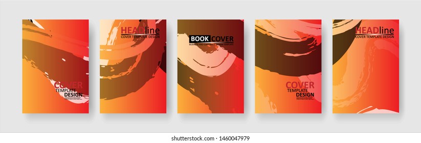 abstract background with gradient color. Applicable for design cover, presentation, invitation, flyer, annual report, poster and business card, desing packaging - Vector