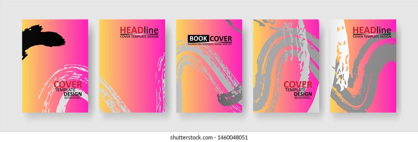 abstract background with gradient color. Applicable for design cover, presentation, invitation, flyer, annual report, poster and business card, desing packaging - Vector
