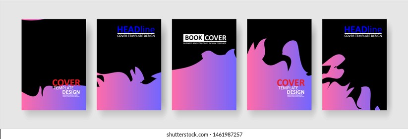 abstract background with gradient color. Applicable for design cover, presentation, invitation, flyer, annual report, poster and business card, desing packaging - Vector