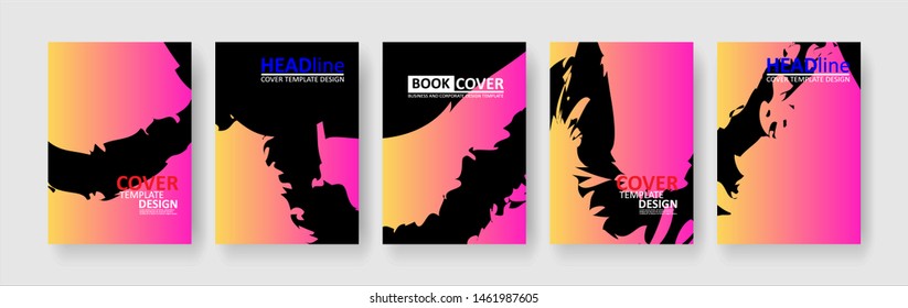 abstract background with gradient color. Applicable for design cover, presentation, invitation, flyer, annual report, poster and business card, desing packaging - Vector