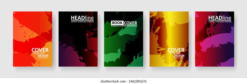 abstract background with gradient color. Applicable for design cover, presentation, invitation, flyer, annual report, poster and business card, desing packaging - Vector