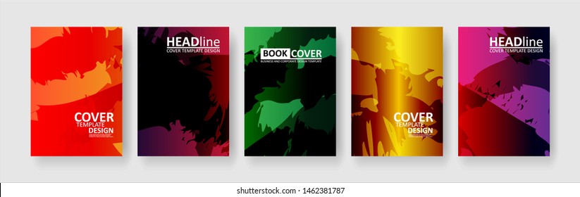 abstract background with gradient color. Applicable for design cover, presentation, invitation, flyer, annual report, poster and business card, desing packaging - Vector