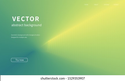 abstract background with gradient color change of green and yellow