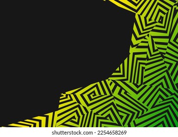Abstract background and gradient color dazzle camouflage pattern   and some copy space area