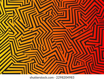 Abstract background with gradient color dazzle camouflage pattern
