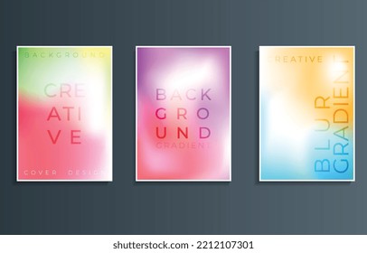 abstract background gradient color mesh style vector design.