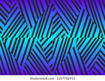 Abstract background with gradient color mosaic stripes pattern