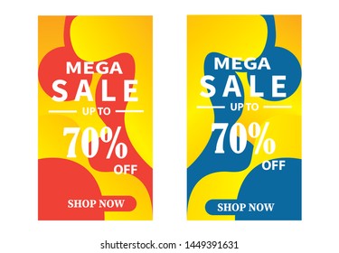 Abstract background with gradient color for poster,banner, template, cover,or etc.