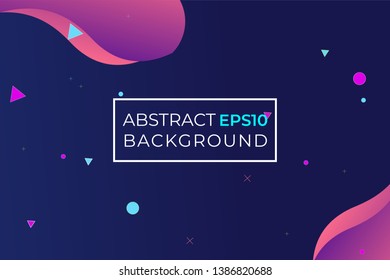 abstract background with gradient color and shapes