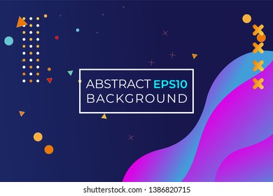 abstract background with gradient color and shapes